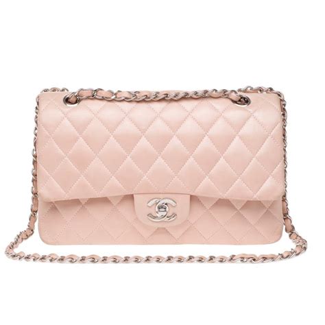 Timeless/classique portemonnee leer Chanel roze in Leder